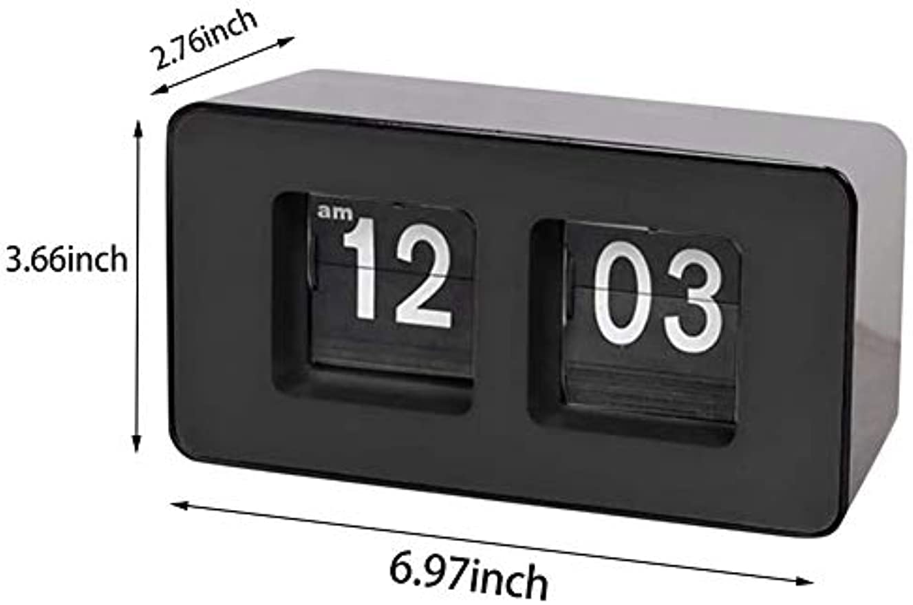 Amazon｜自動パタパタ時計、古典的なレトロなノスタルジックな時計